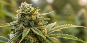 Close-up of Lemon Pie auto strain buds showing rich resin and bright citrus hues.